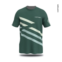 CORTIGER - Woman's T-shirt Linea Deep Green - Short Sleeve